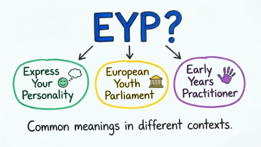 what does eyp mean in text