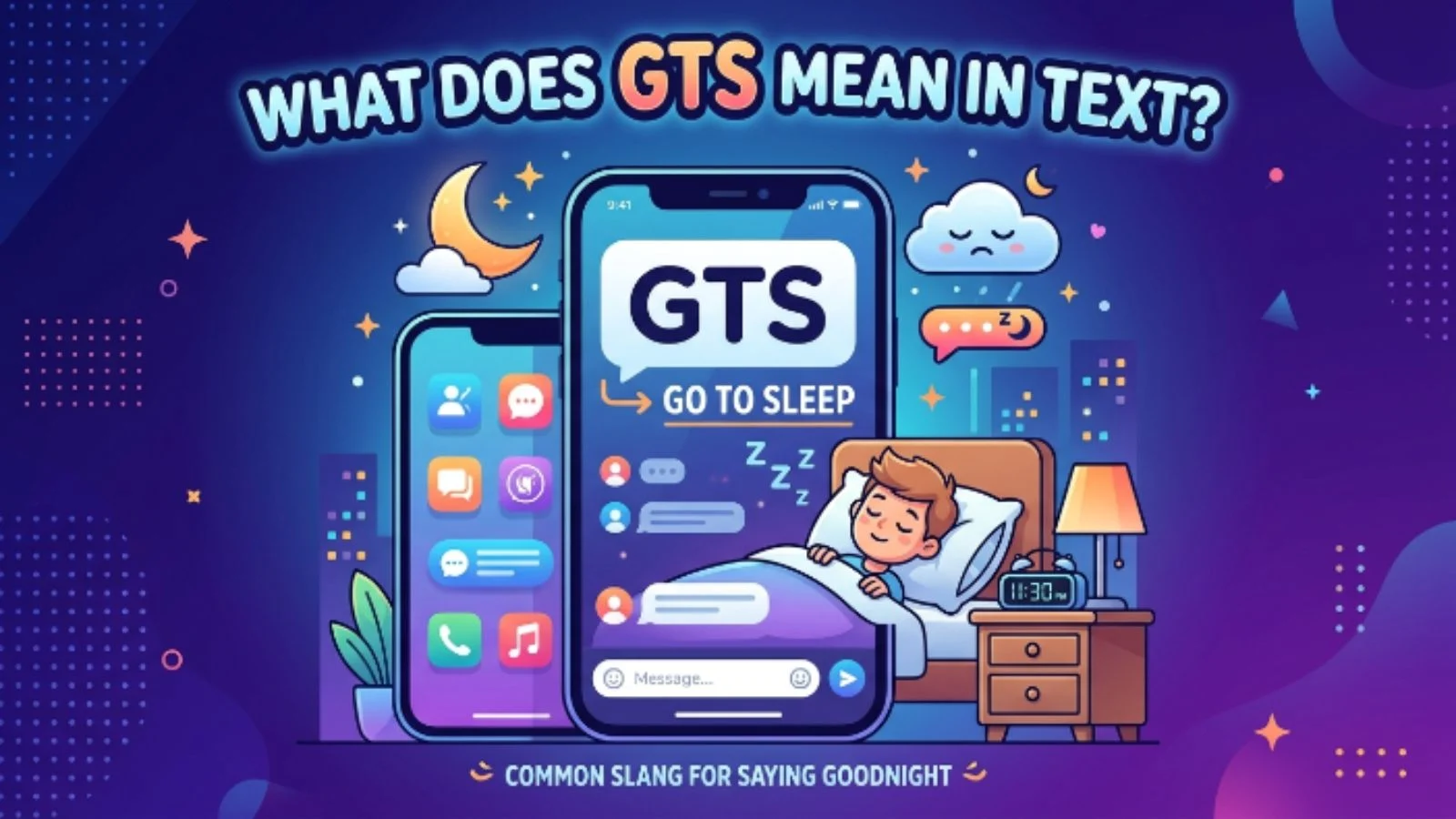 what does gts mean in text