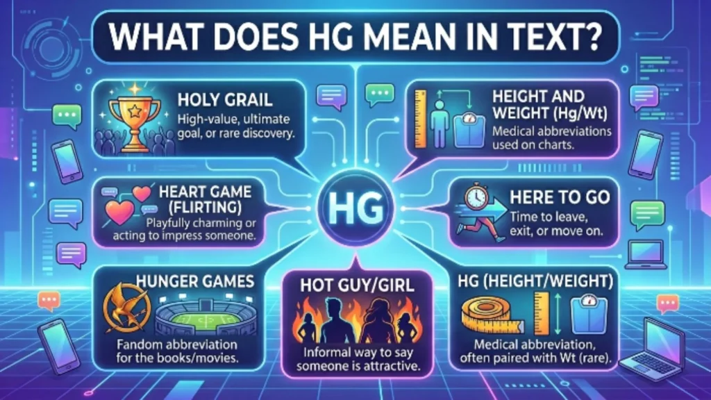 what does hg mean in text