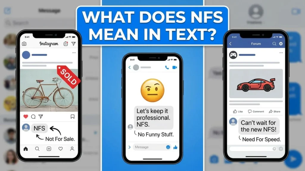 what does nfs mean in text