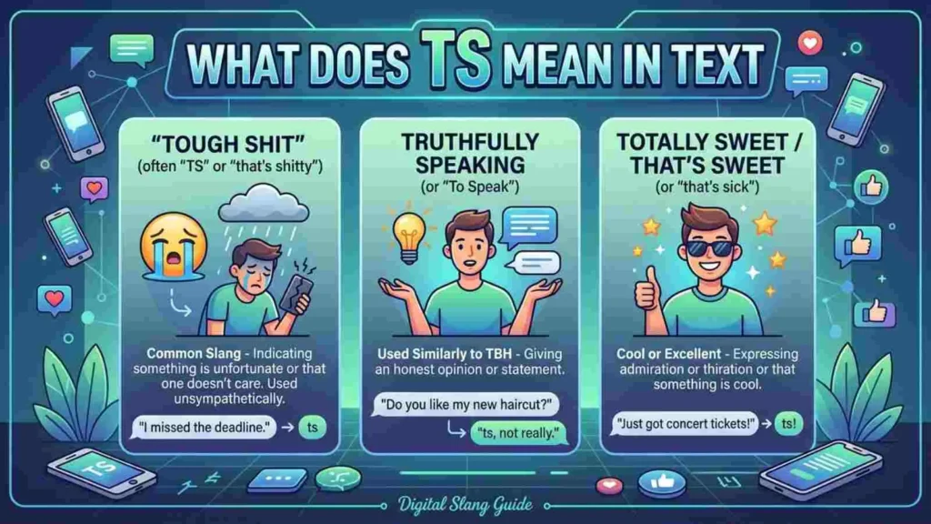 what does ts mean in text