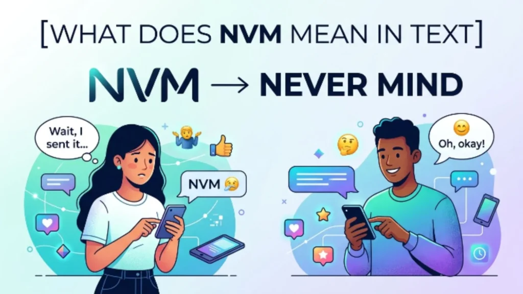 what does nvm mean in text