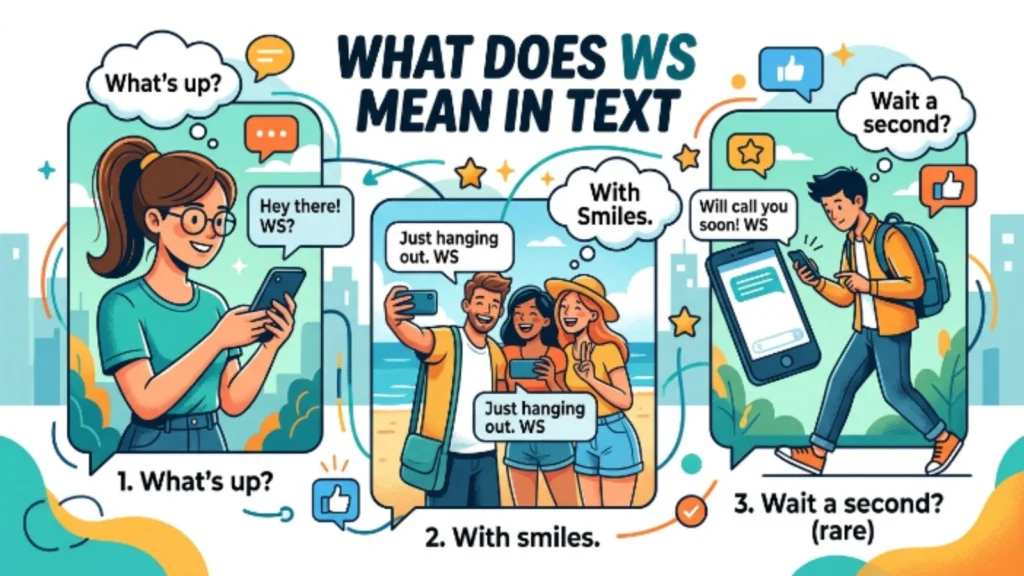 what does ws mean in text