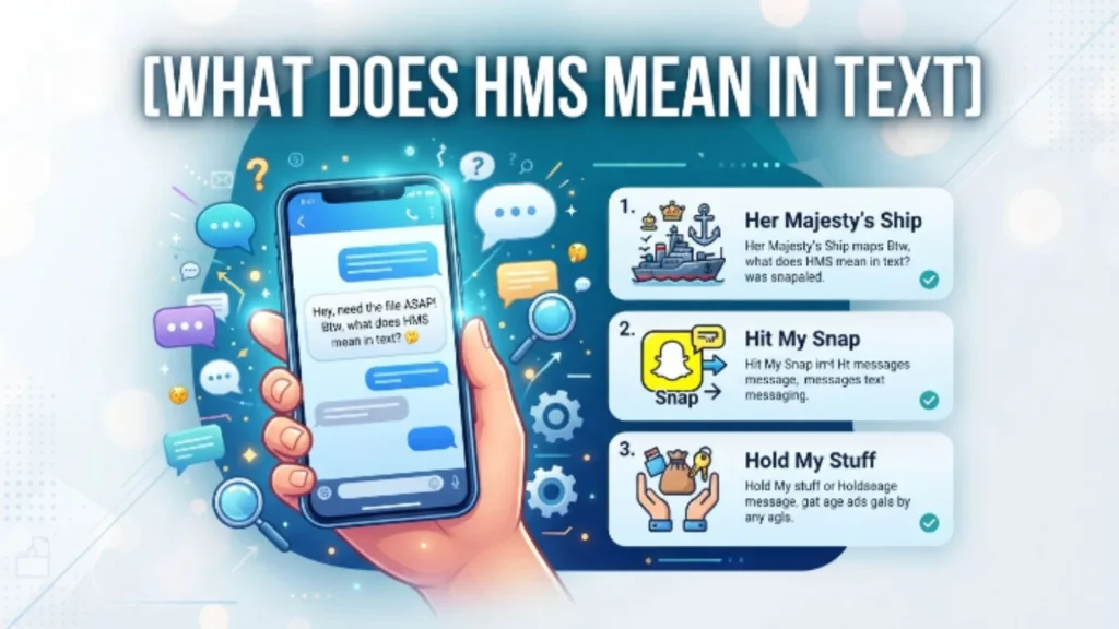 what does hms mean in text