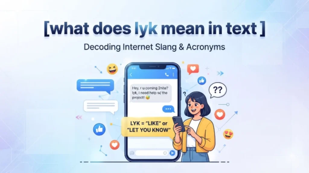 what does lyk mean in text