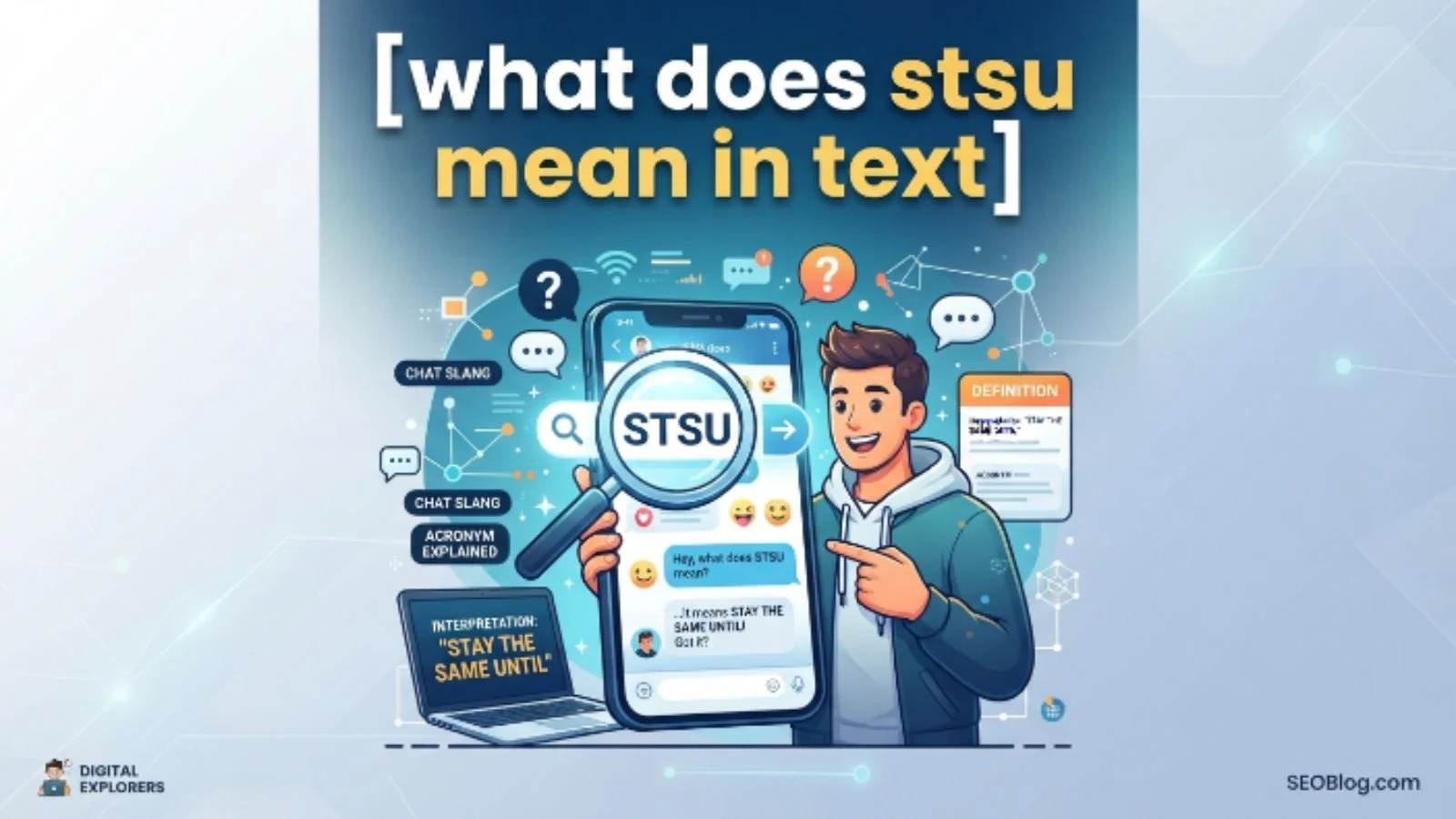 what does stsu mean in text
