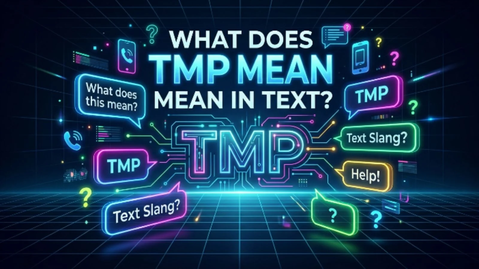 what does tmp mean in text
