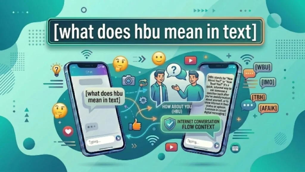what does hbu mean in text
