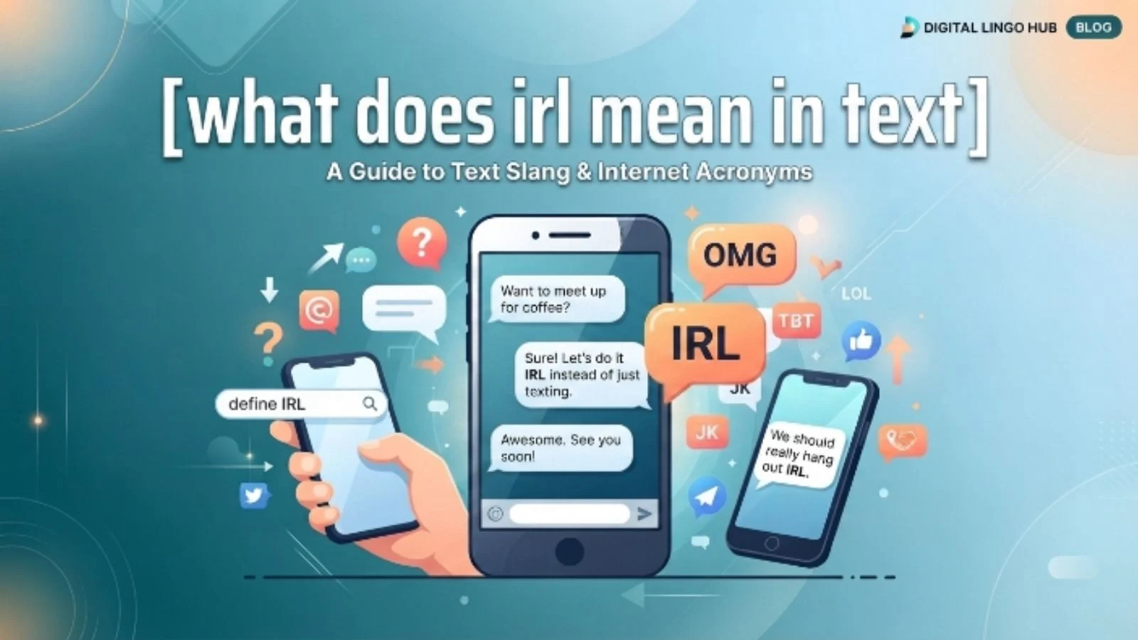 what does irl mean in text