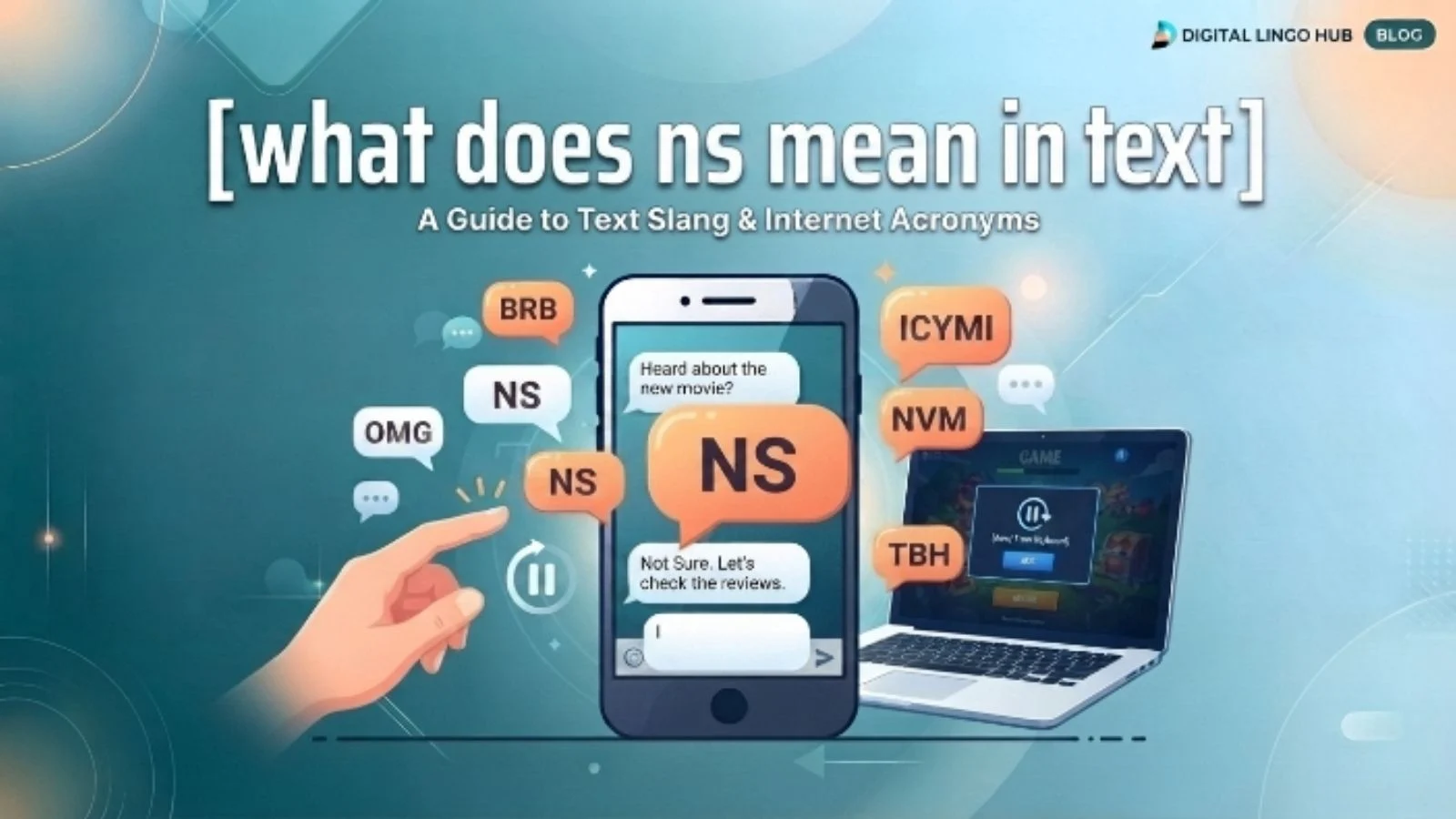 what does ns mean in text