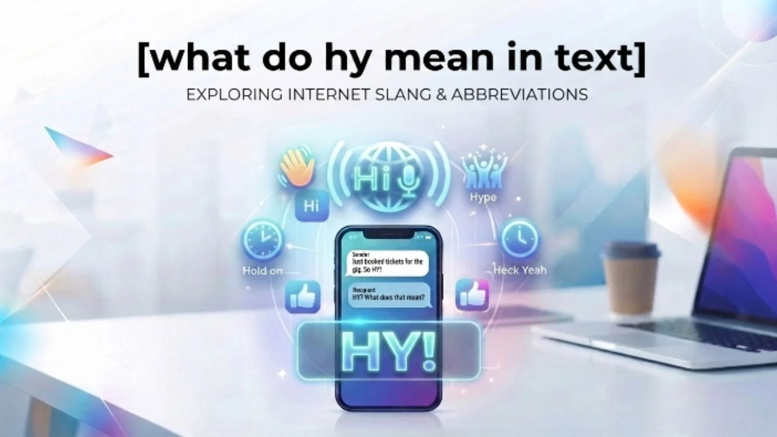 what do hy mean in text
