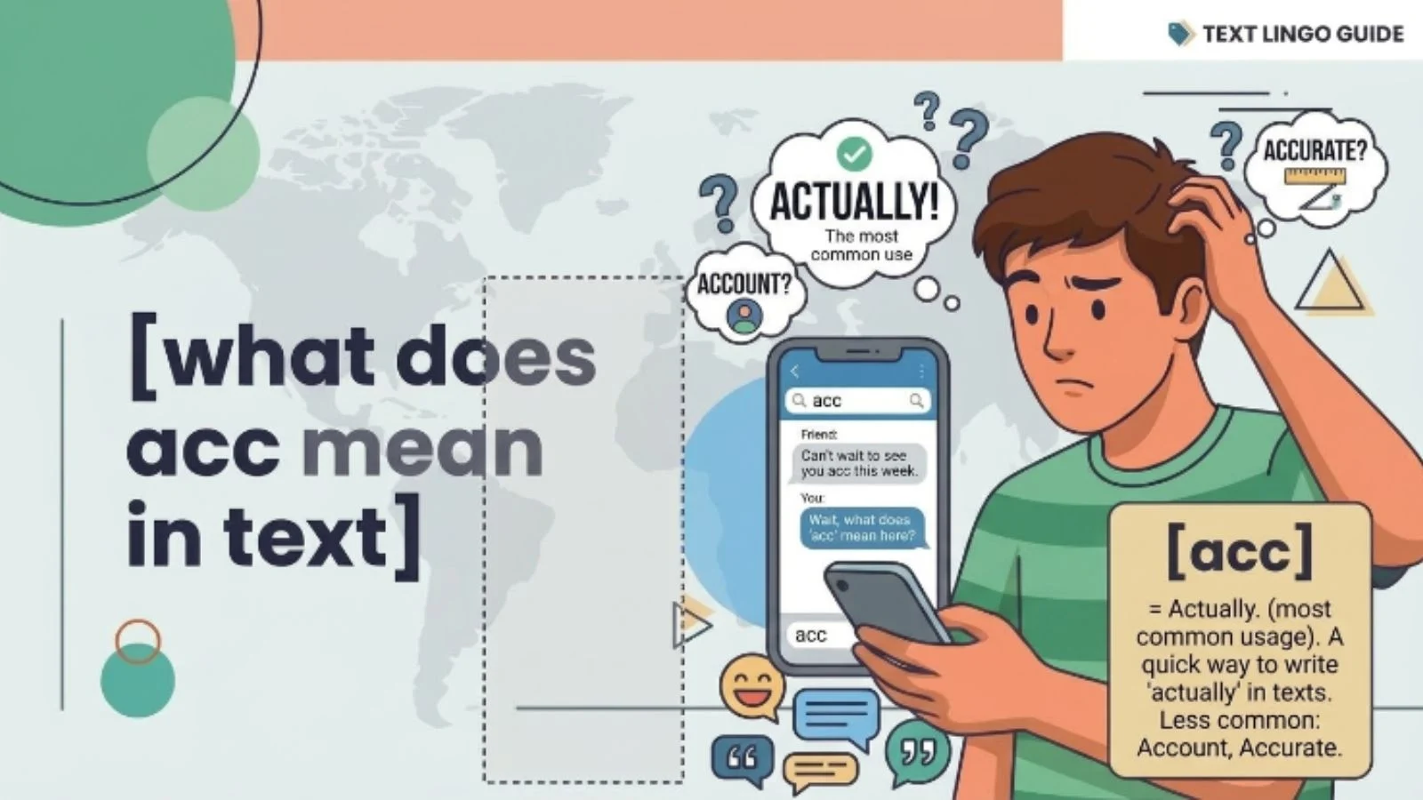 what does acc mean in text