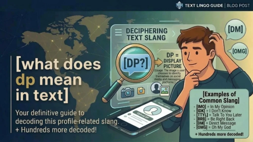 what does dp mean in text