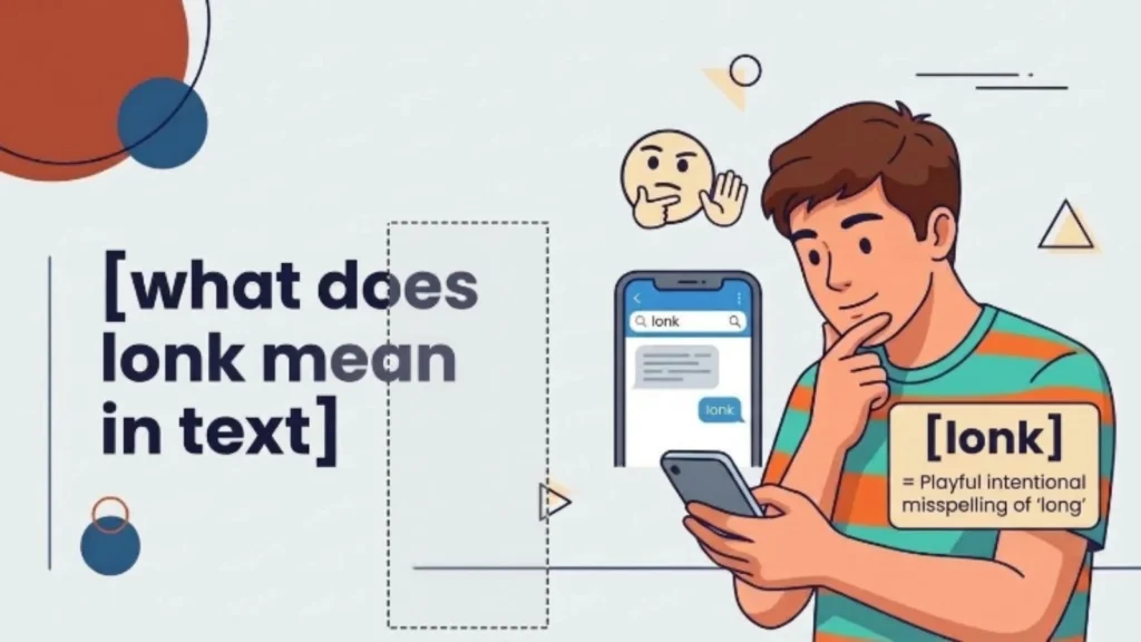 what does lonk mean in text