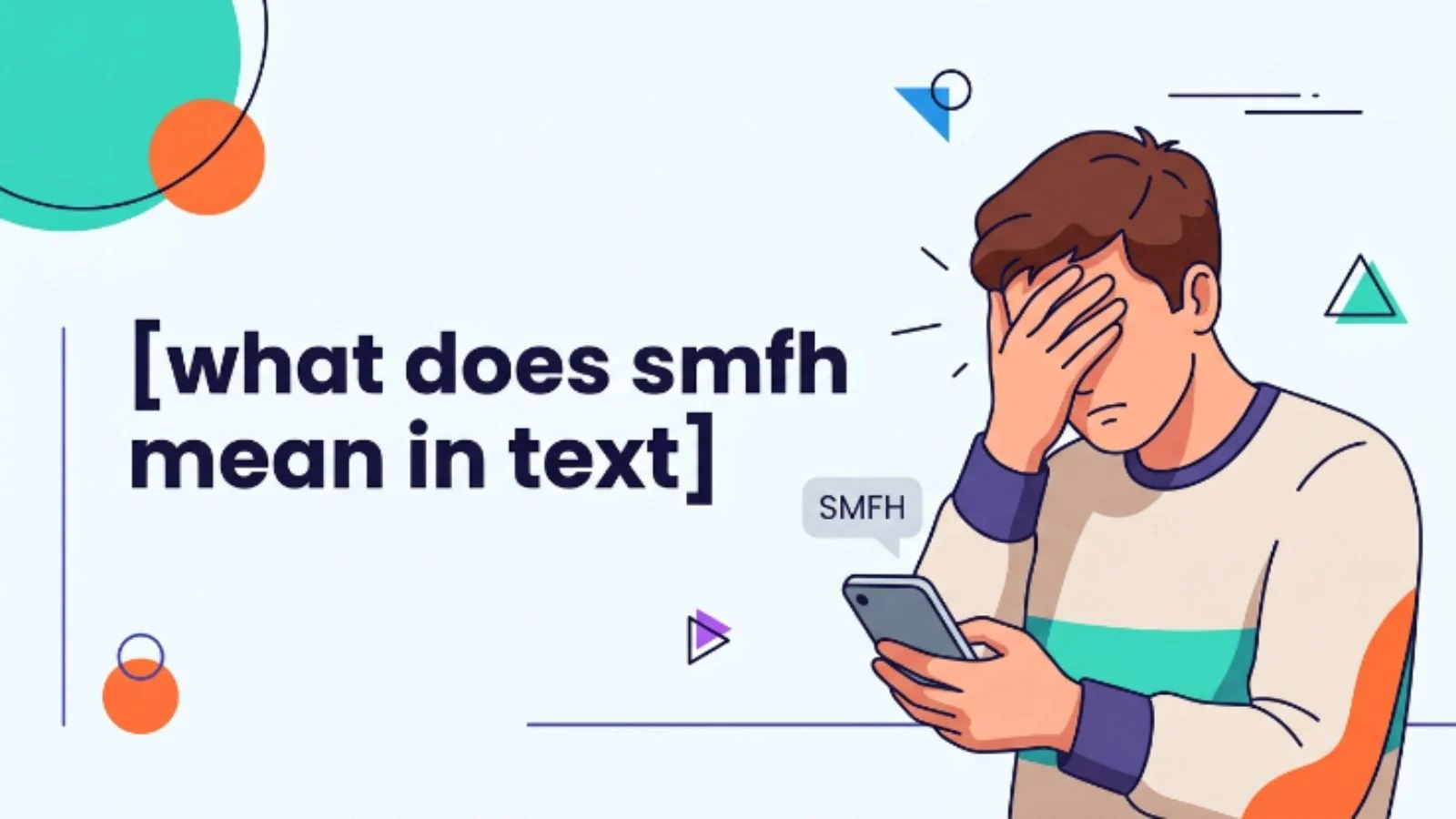 what does smfh mean in text