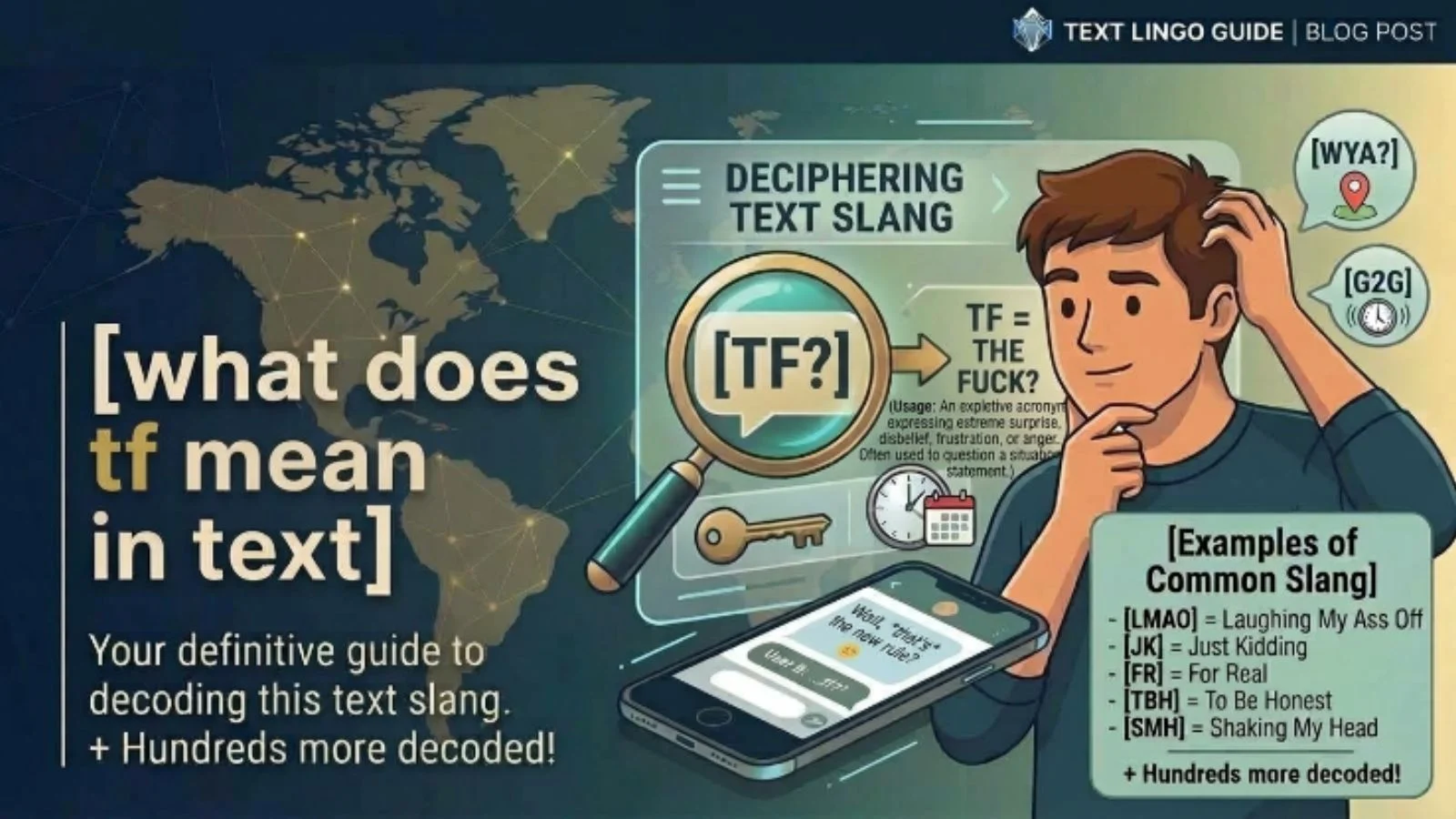 what does tf mean in text