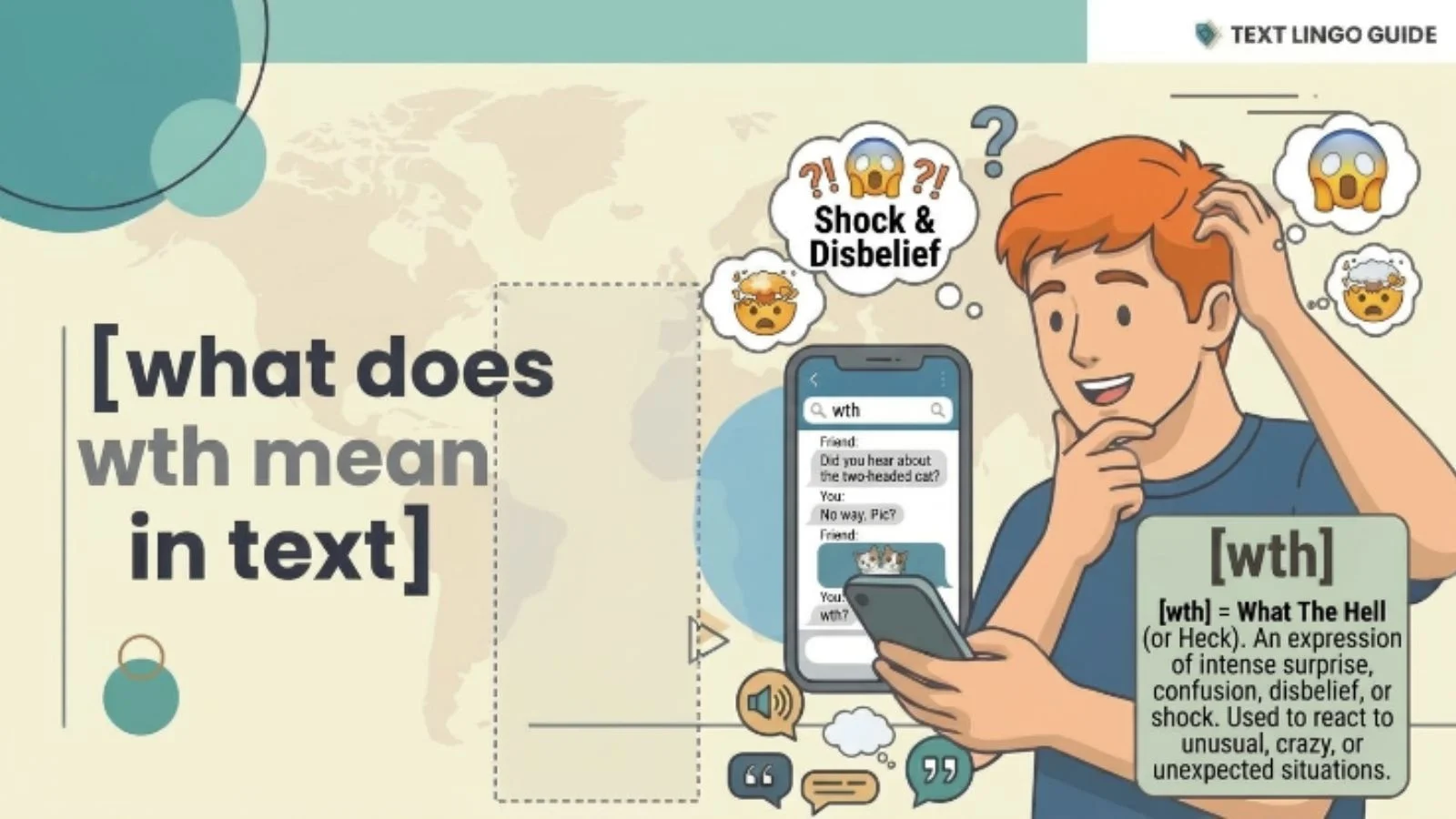what does wth mean in text