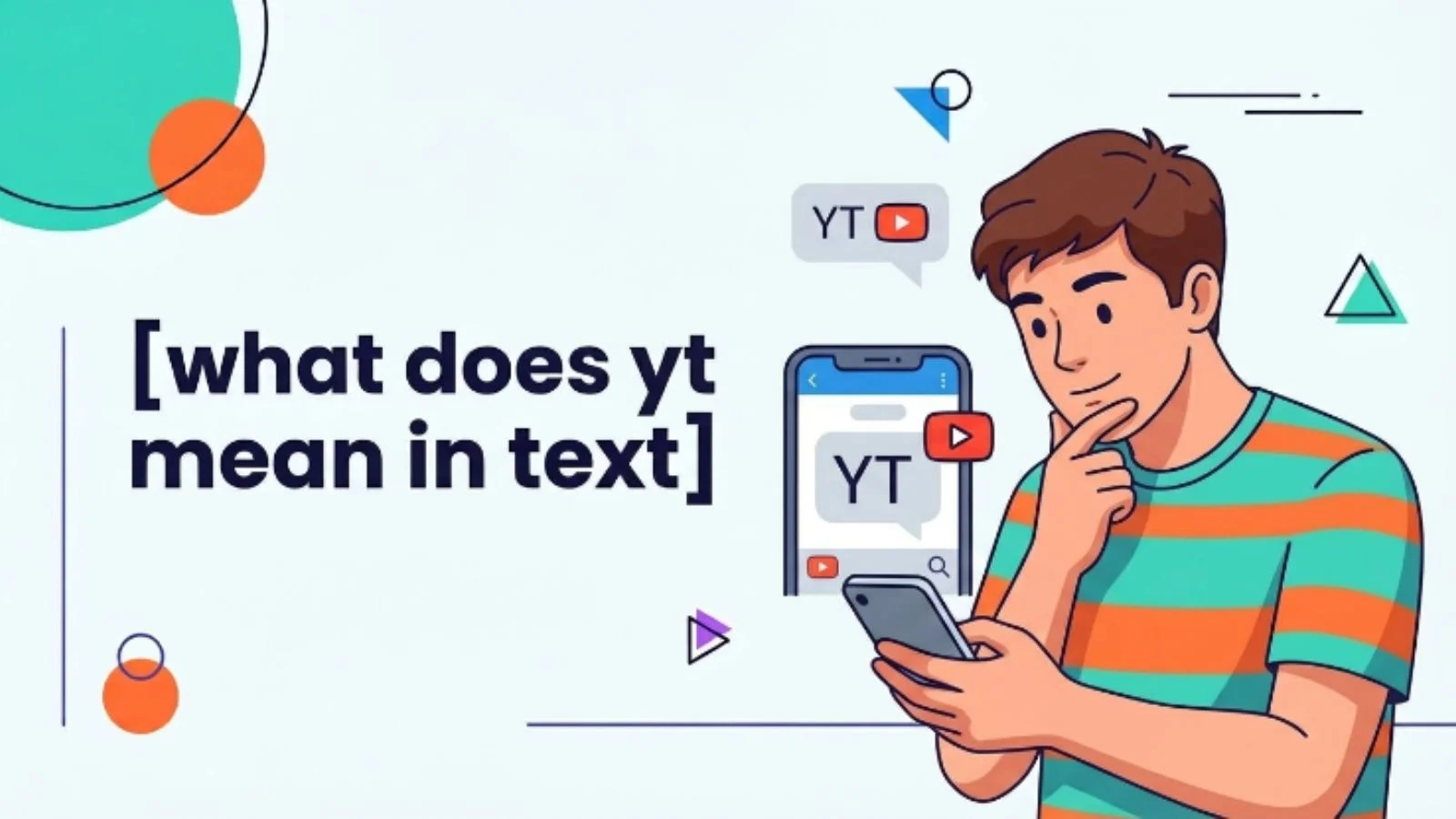 what does yt mean in text