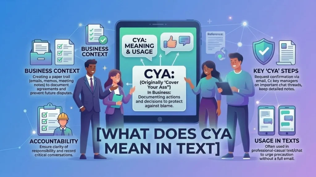 what does cya mean in text
