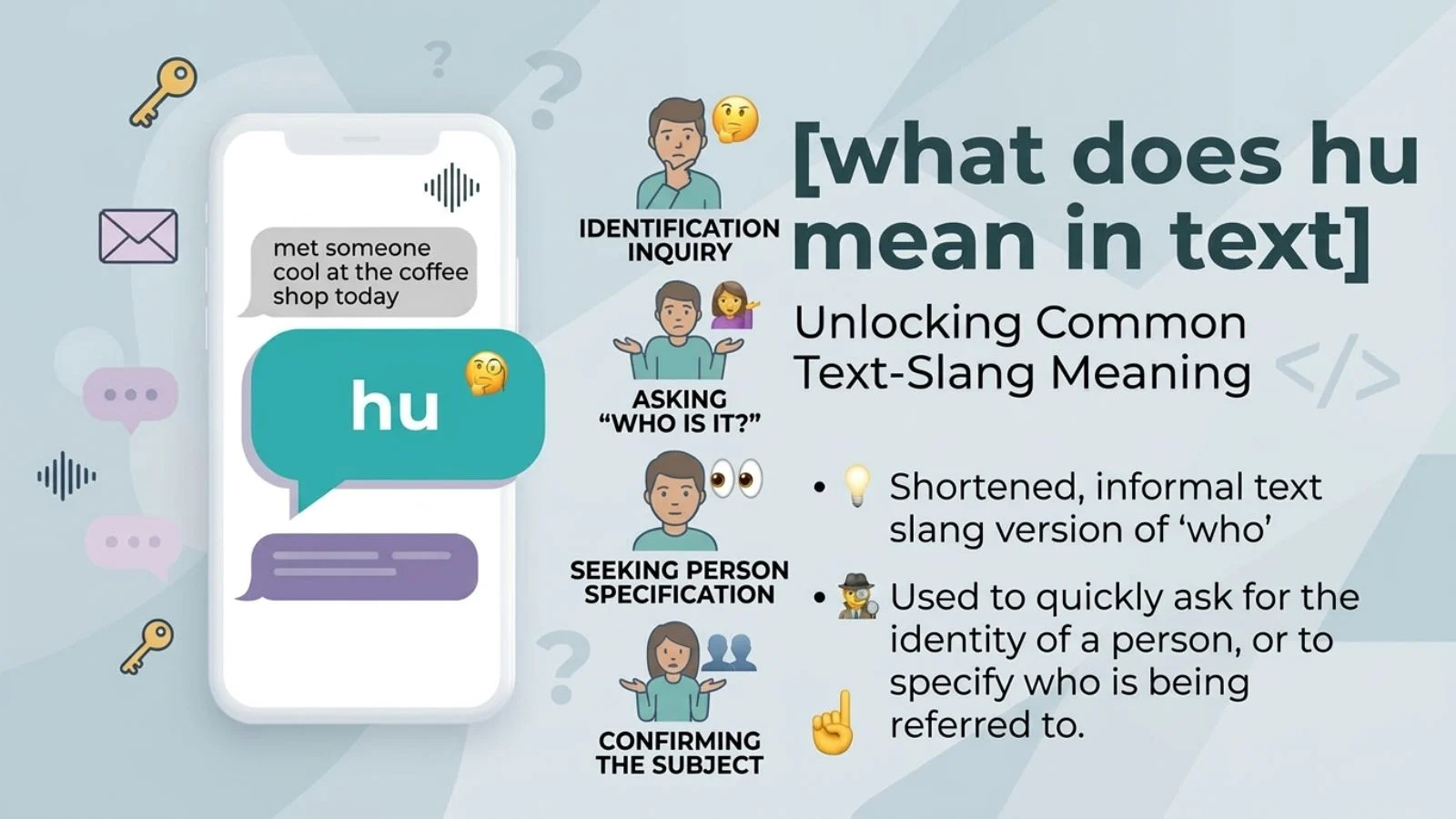 what does hu mean in text