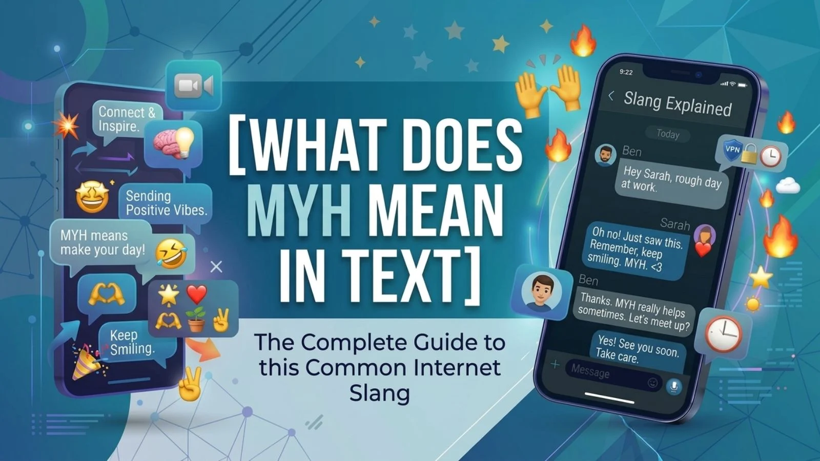 what does myh mean in text