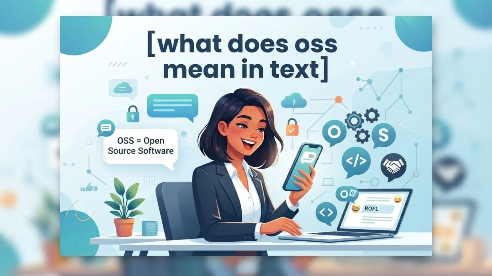 what does oss mean in text
