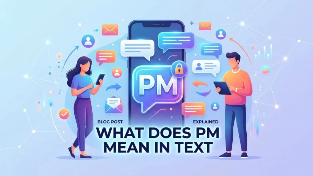 what does pm mean in text