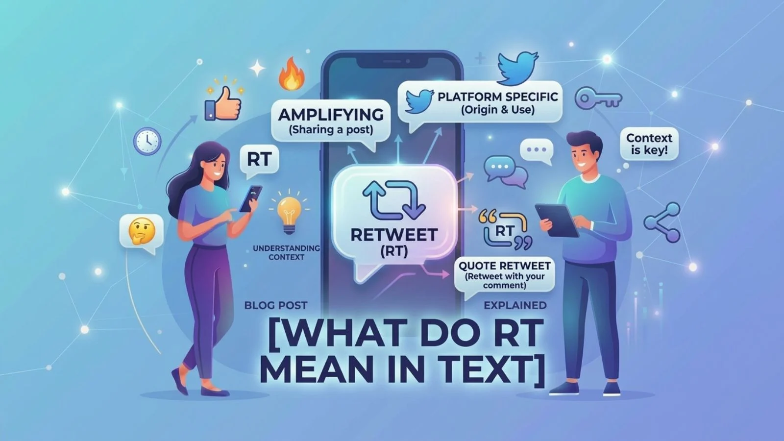 what does rt mean in text
