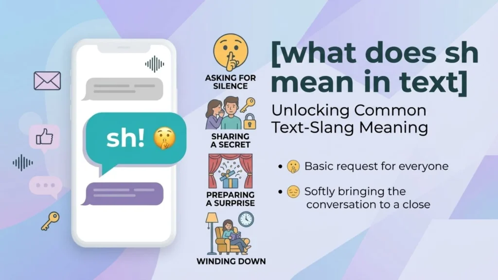 what does sh mean in text