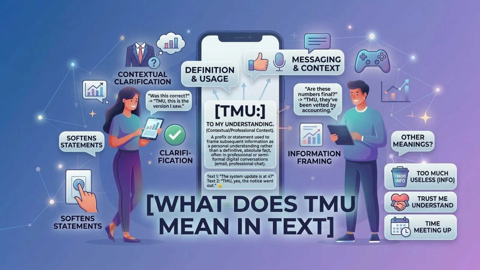 what does tmu mean in text