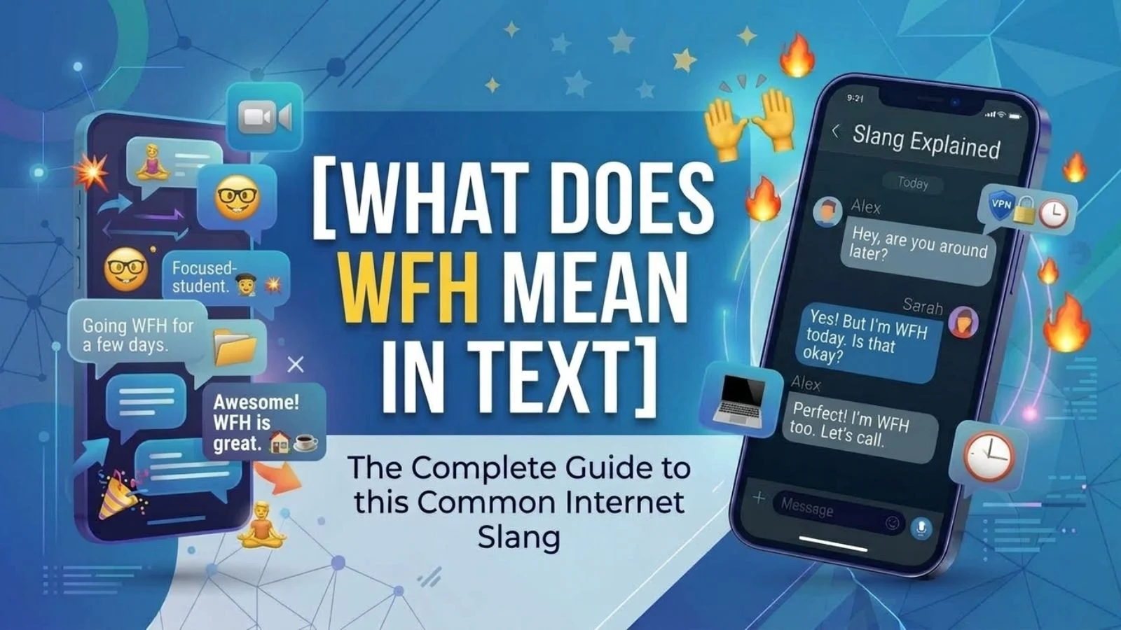 what does wfh mean in text
