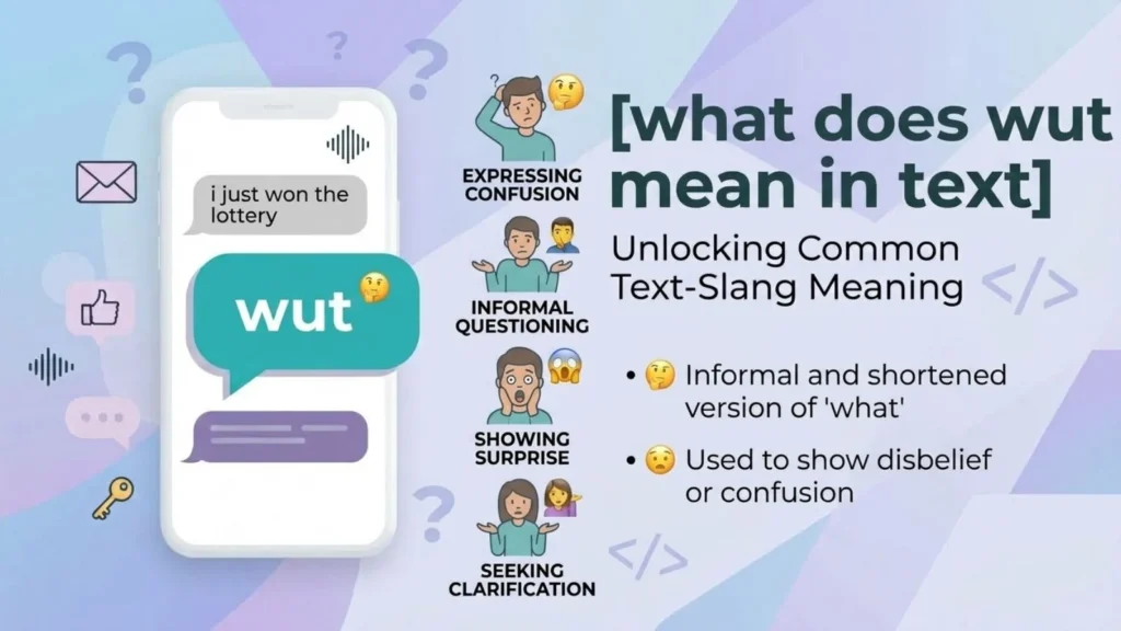 what does wut mean in text